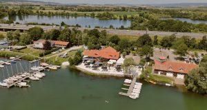 Drohnenflug über Northeimer See